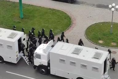 Колонна силовиков, спецтехника, задержания: что происходило в Гродно 31 октября