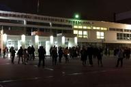 Студенты БГМУ устроили акцию против отчислений студентов: без ОМОНа не обошлось 