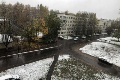 В Беларуси выпал первый снег: посмотрите на это