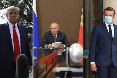 Путин, Трамп и Макрон выступили с совместным заявлением по Нагорному Карабаху
