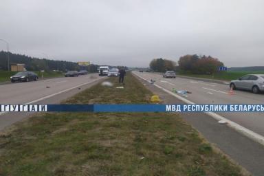 Под Минском женщина на Lexus насмерть сбила двух пешеходов