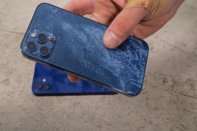 Уронили iPhone на пол: падение с какой высоты заставит экран iPhone 12 покрыться трещинами