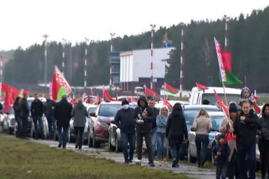 В Минске прошел автопробег «За единую Беларусь»