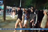 Работал ОМОН. Вот как в Бресте задерживали тех, кто применил насилие к милиционерам