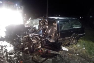 Жесткое столкновение двух автомобилей в Любани: понадобилась деблокировка водителя