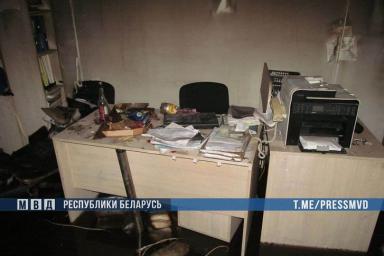 БЧБ-символика, бутылки, еда. МВД рассказало о резонансном пожаре на Победителей в Минске