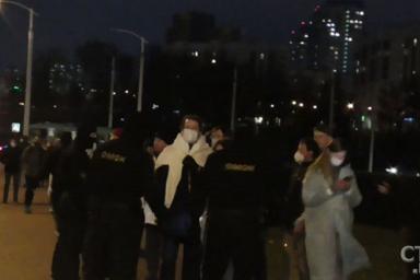 В Минске задержаны участники несанкционированного митинга: 6 медработников привлечены к административной ответственности