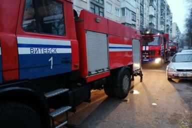 В Витебске пожарные дважды за сутки спасали одну и ту же женщину