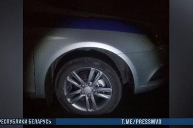 В Барановичах 50-летний учитель проколол шины в авто милиции