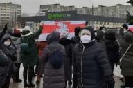 В Минске пенсионеры снова вышли на традиционную акцию протеста