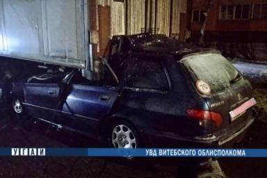 Смертельное ДТП в Оршанском районе: автомобиль Peugeot столкнулся с полуприцепом фуры