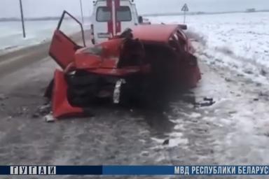 Лобовое ДТП под Минском: один человек погиб, трое пострадали    