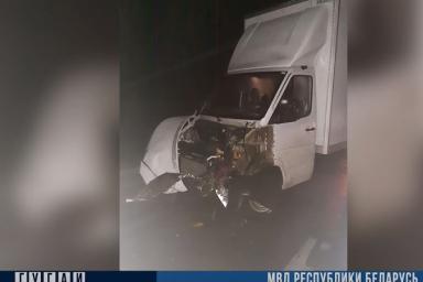 Массовое ДТП на трассе М1 под Минском: столкнулись 5 машин, погиб пешеход   