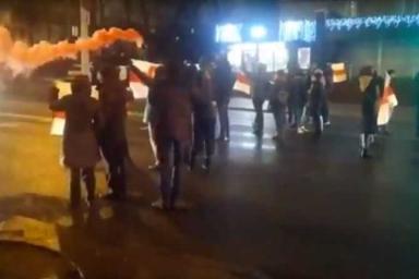 В Минске 3 января протестующие блокировали дорогу: милиция ищет хулиганов