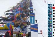 Биатлонисты Франции выиграли эстафету на этапе КМ в Италии