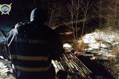 В Докшицком районе Volvo упал с моста и загорелся – погиб мужчина   
