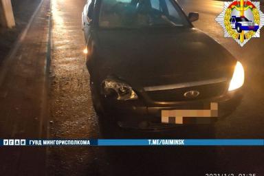 В Минске Lada насмерть сбила пьяного пешехода