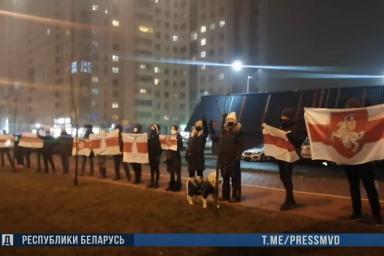 МВД: 25 человек задержано за участие в несанкционированных мероприятиях 5 января в Минске
