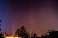 В воздухе парили световые кристаллы: Необычное явление было замечено под Минском