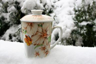 Чашка Чай Снег