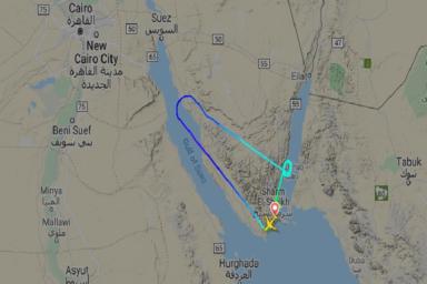 Вылетевший из Египта самолет «Белавиа» c туристами