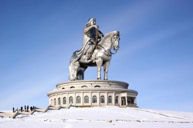 Монголия Чингисхан Памятник