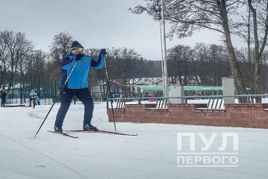 Лукашенко приехал на спортивный праздник «Минская лыжня-2021» в «Раубичах»