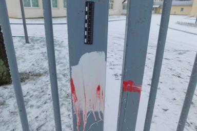 В Могилеве мужчину задержали за красно-белые полосы на заборе