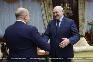 Лукашенко: Мишустин приехал в Минск по поручению Путина решать одну из важнейших наших проблем