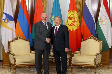 Лукашенко и Назарбаев
