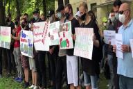 В Минске началась акция протеста из-за смерти мигранта на границе с Литвой