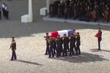 Похороны Жан-Поль Бельмондо