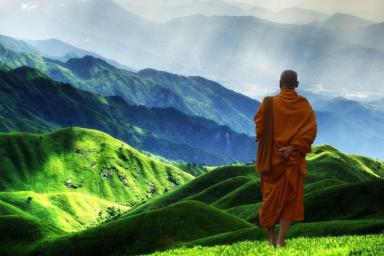 Тибет Монах
