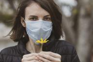 Маска Женщина Цветок