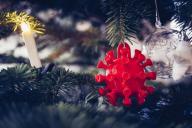 Елка Коронавирус Украшение