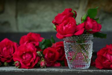 Розы Ваза