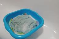 Тазик с бельем