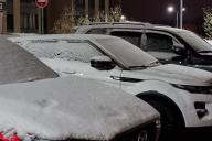 Машины Снег