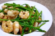 Креветки, блюдо