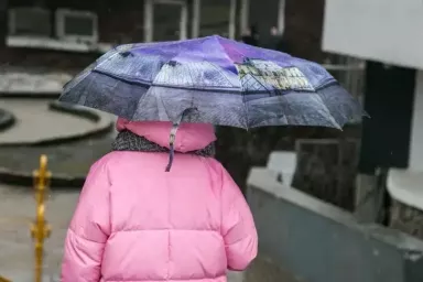 Человек с зонтом
