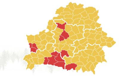 Карта Беларуси
