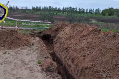 выкопанная траншея