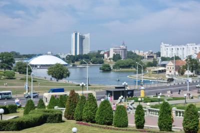 Вид на город