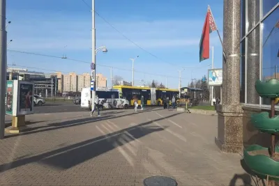 Остановка в Минске