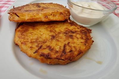 драники со сметаной