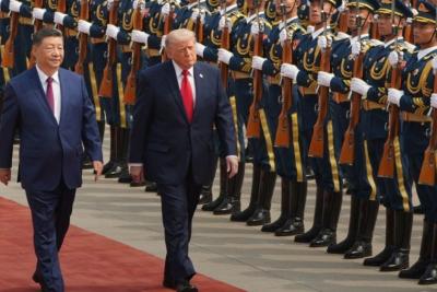 Трамп и Си Цзиньпин 