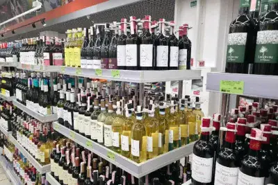 Алкоголь в магазине