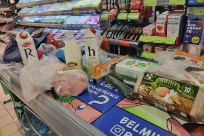 продукты на кассе