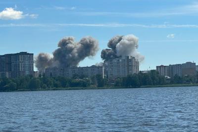 взрыв в городе