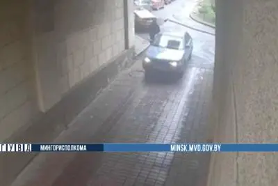 Шлагбаум в Минске